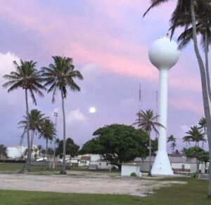 Maritime project site. Kwajalein Atoll in the Republic of Marshall Islands.